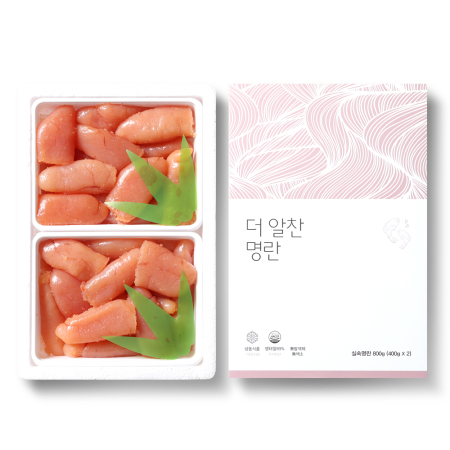 더알찬 명란젓대용량 온명란 800g (400g x 2) / 실속명란 800g (400g x 2) 