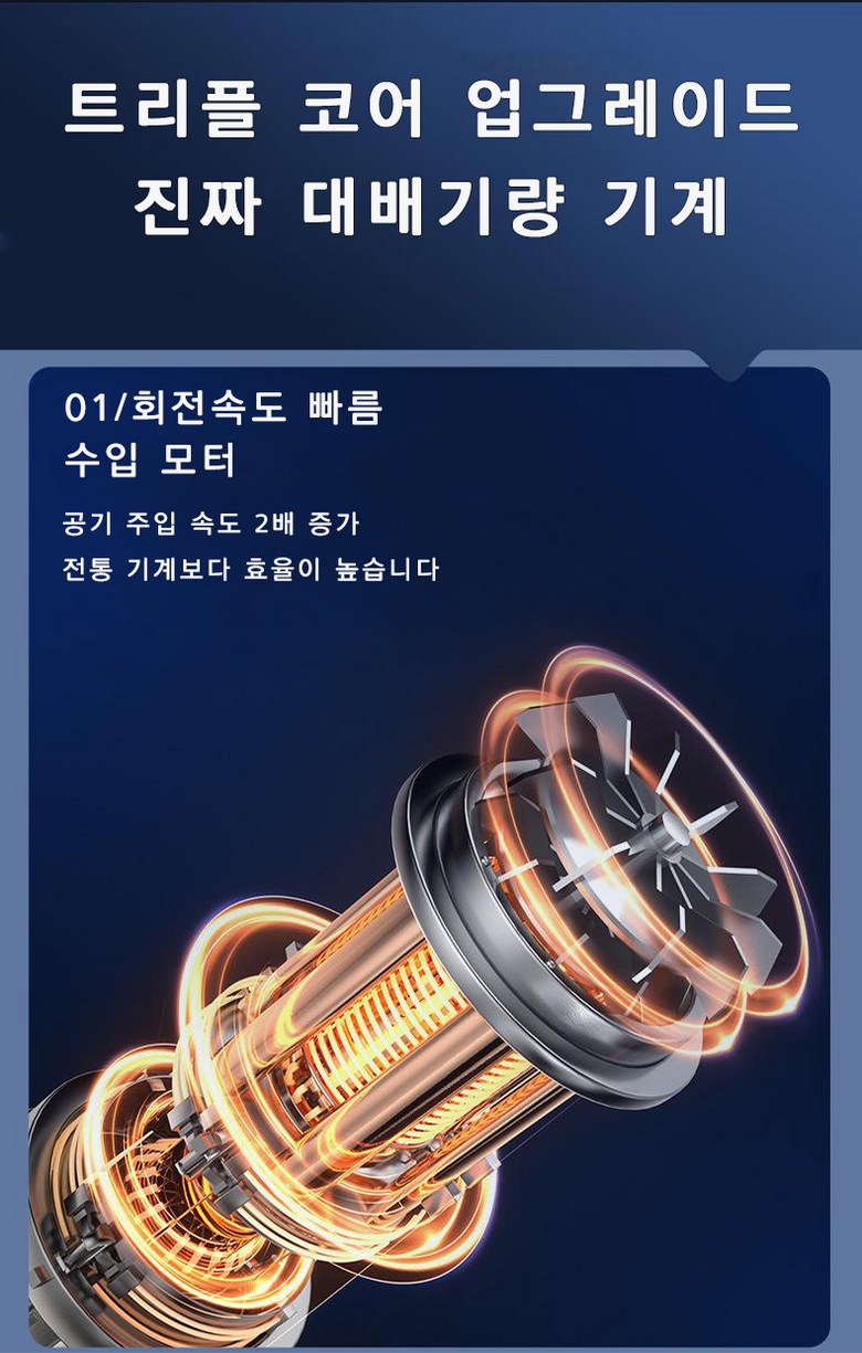 타이어 공기압 주입기 휴대용 무선 올인원 세트 6000mAh